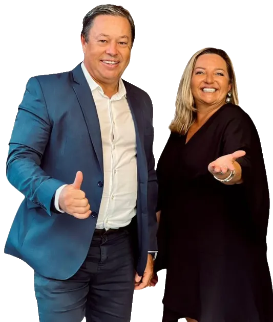 Mauro e Candice — fundadores da Costa & Muniz Imóveis